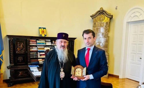 Mitropolitul Basarabiei s-a întâlnit cu noul secretar de stat pentru Culte Poza 260667