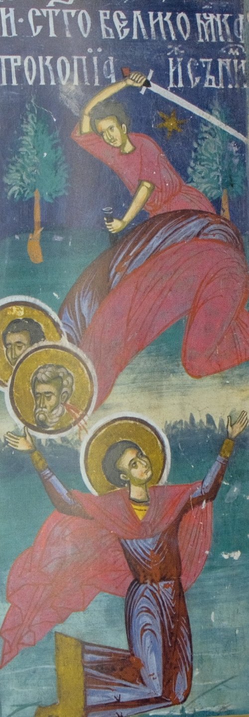 Sf. Mare Mc. Procopie  şi mama sa, Sf. Mc. Teodosia; Sf. Mc. Epictet preotul şi Astion monahul Poza 219742