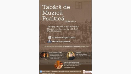 Tabără de muzică psaltică la mănăstirea vasluiană Moreni Poza 262357
