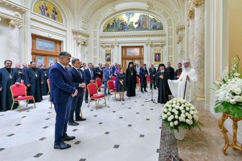Moment festiv în sala ce amintește de rădăcinile creștine ale Europei 