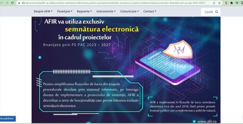 Fonduri europene accesate exclusiv cu semnătură electronică  Poza 262929