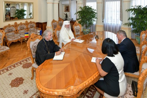 Ambasadorul Republicii Armenia, în vizită de rămas-bun la Patriarhul Bisericii Ortodoxe Române Poza 268859