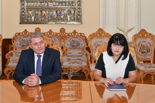 Ambasadorul Republicii Armenia, în vizită de rămas-bun la Patriarhul Bisericii Ortodoxe Române Poza 268862