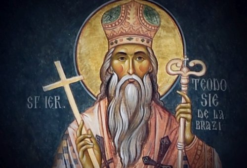 Sf. Ierarh Mc. Teodosie de la Mănăstirea Brazi, Mitropolitul Moldovei; Sf. Sfinţit Mc. Foca, Episcop de Sinope
