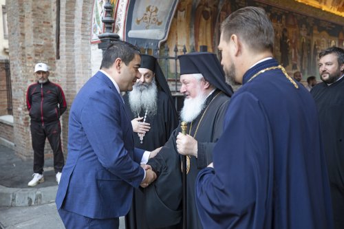 Președintele Parlamentului Georgiei în vizită la Mănăstirea Antim din București  Poza 269623