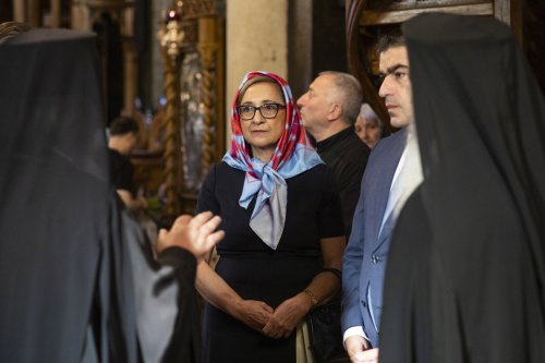 Președintele Parlamentului Georgiei în vizită la Mănăstirea Antim din București  Poza 269632