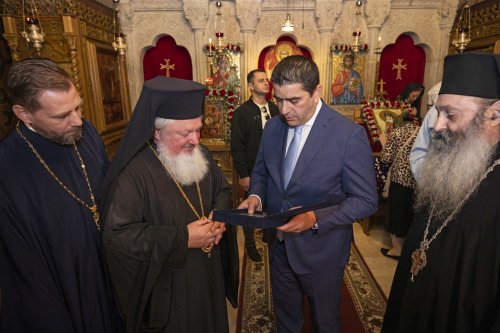 Președintele Parlamentului Georgiei în vizită la Mănăstirea Antim din București  Poza 269639