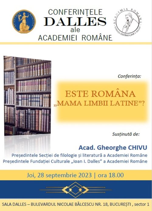 Conferință despre limba română la București Poza 269828