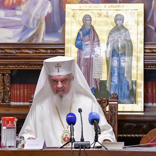 Întrunirea Sinodului Mitropoliei Munteniei și Dobrogei la Reședința Patriarhală Poza 270013