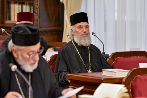 Întrunirea Sinodului Mitropoliei Munteniei și Dobrogei la Reședința Patriarhală Poza 270016