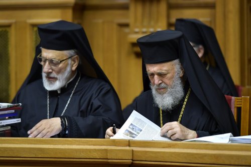 Ședință de lucru a Sfântului Sinod la Palatul Patriarhiei Poza 273962