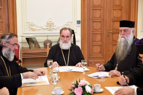 Ședință de lucru a Sfântului Sinod la Palatul Patriarhiei Poza 273992