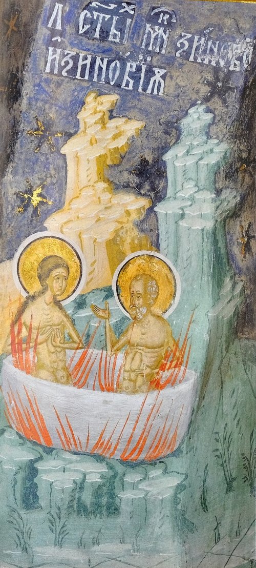 Sf. Sfinţit Mc. Zenovie, Episcopul Ciliciei,  şi sora sa, Zenovia;  Sf. Ap. Cleopa Poza 274823