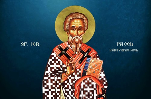 Sf. Ier. Pavel Mărturisitorul, Arhiepiscopul Constantinopolului;  Sf. Cuv. Luca din Sicilia Poza 156749