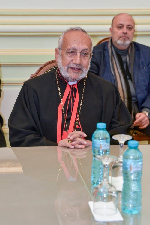 Oaspete armean catolic în vizită la Palatul Patriarhiei Poza 277214