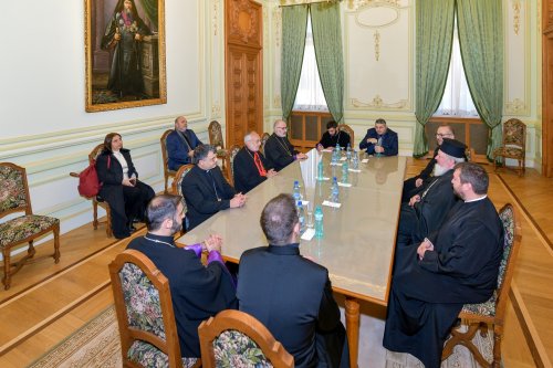 Oaspete armean catolic în vizită la Palatul Patriarhiei Poza 277217