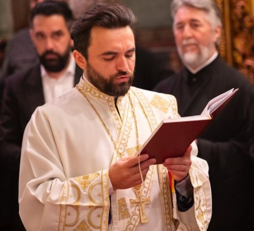 Arhidiaconul Constantin Hurjui, cronograf și psalt iubitor al Catedralei Patriarhale Poza 279494