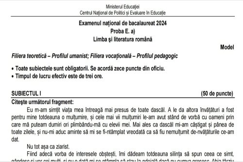 Lucrările de la simulările examenelor naţionale, evaluate digitalizat Poza 280827