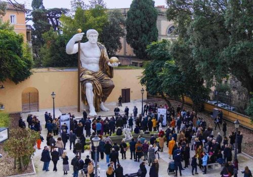 A fost dezvelită copia statuii colosale a lui Constantin Poza 286663