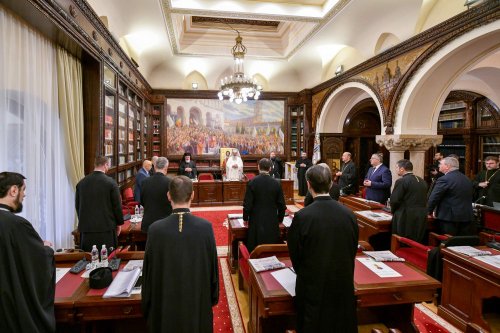 Ședința de lucru a Consiliului Național Bisericesc la Reședința Patriarhală Poza 287090