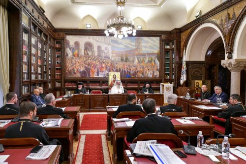 Ședința de lucru a Consiliului Național Bisericesc la Reședința Patriarhală Poza 287095