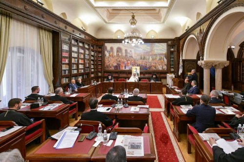 Ședința de lucru a Consiliului Național Bisericesc la Reședința Patriarhală Poza 287096
