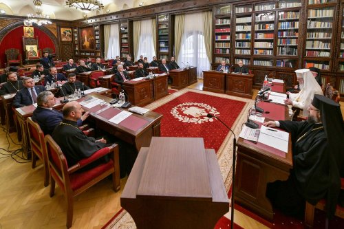 Ședința de lucru a Consiliului Național Bisericesc la Reședința Patriarhală Poza 287097