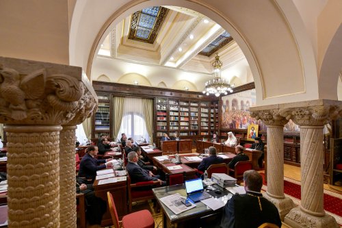 Ședința de lucru a Consiliului Național Bisericesc la Reședința Patriarhală Poza 287101