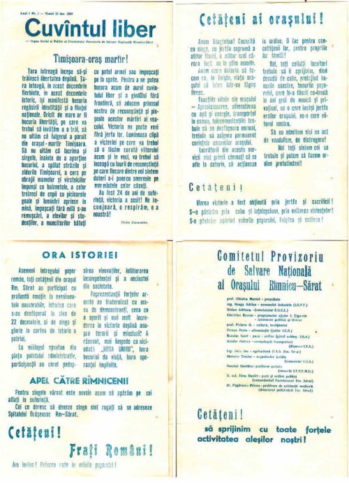 Revoluția din decembrie ‘89 în Râmnicu Sărat Poza 287438