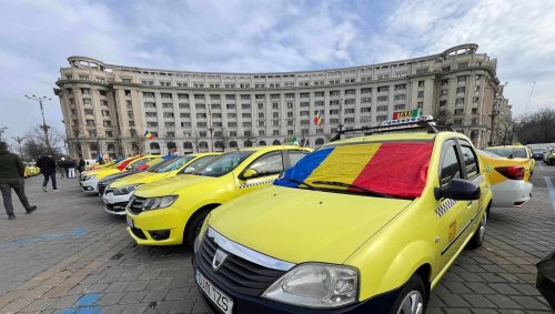 Noi proteste ale taximetriștilor Poza 288694