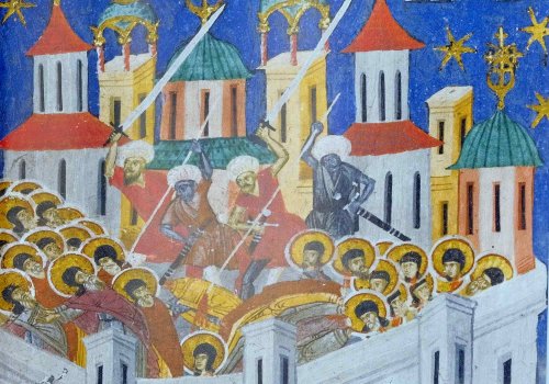 Sfinţii Cuvioşi Mucenici din Mănăstirea  Sfântul Sava cel Sfinţit Poza 247528
