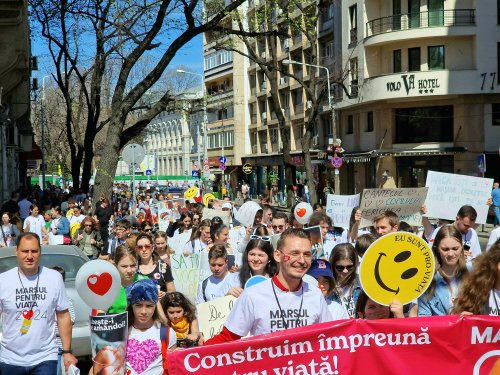 Marșul pentru ocrotirea vieții, în Capitală Poza 290168