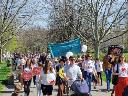 Marșul pentru ocrotirea vieții, în Capitală Poza 290172