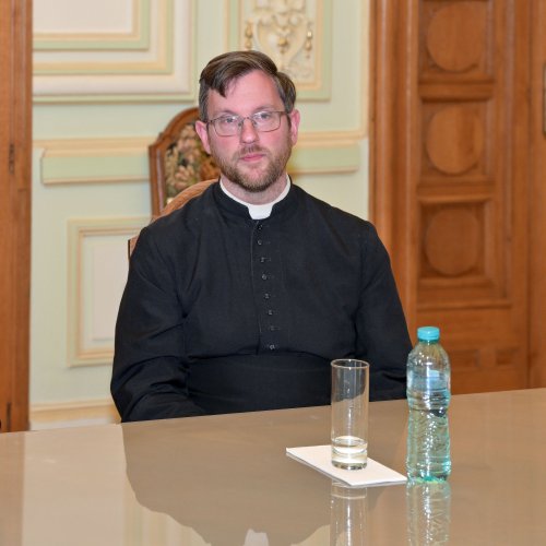 Oaspete anglican în vizită la Palatul Patriarhiei Poza 294060