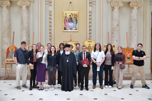 Oaspeți din SUA la Palatul Patriarhiei