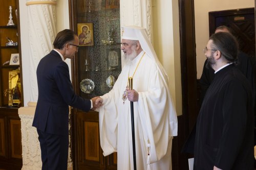 Ambasadorul Germaniei în vizită la Patriarhia Română Poza 297519