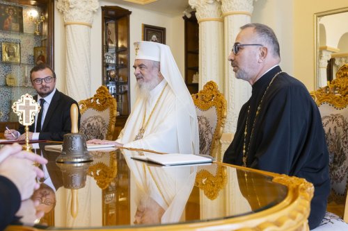 Ambasadorul Germaniei în vizită la Patriarhia Română Poza 297530