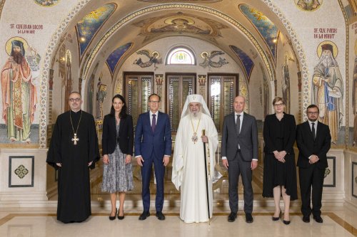 Ambasadorul Germaniei în vizită la Patriarhia Română Poza 297532