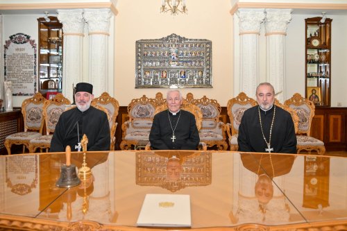 Episcop romano-catolic emerit de Padova în vizită la Patriarhia Română Poza 299201