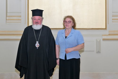 Noul ambasador al Albaniei la București, în vizită la Patriarhia Română Poza 303497