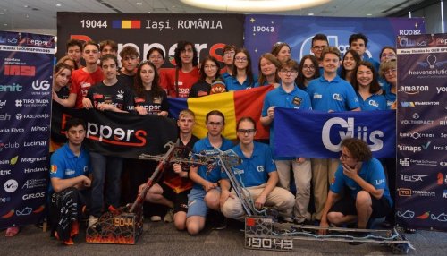Elevii americani îşi calibrează roboţii ca să facă faţă echipelor româneşti Poza 303656