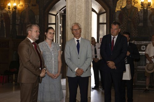 Secretarul de stat pentru Culte și Naționalități de la Budapesta în vizită la Patriarhia Română Poza 303731