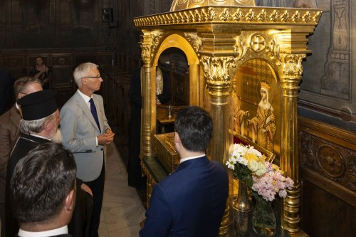 Secretarul de stat pentru Culte și Naționalități de la Budapesta în vizită la Patriarhia Română Poza 303736