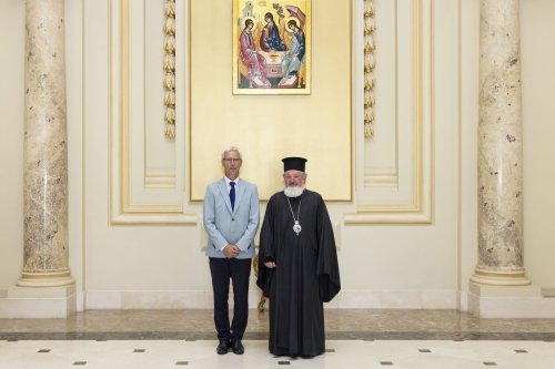 Secretarul de stat pentru Culte și Naționalități de la Budapesta în vizită la Patriarhia Română Poza 303740