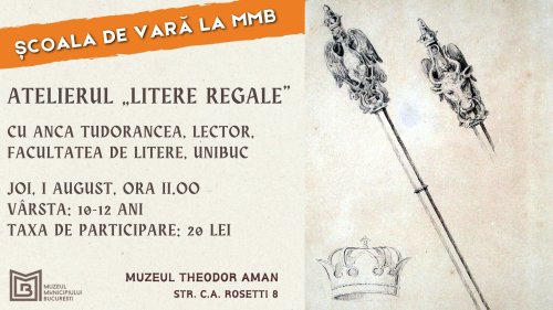 Atelier de „litere regale” Poza 304477