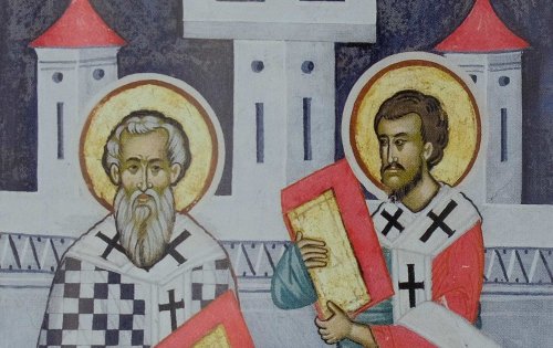 Sf. Ap. Sila, Silvan, Crescent, Epenet şi Andronic; Sf. Sfinţit Mc. Valentin, Episcopul Umbriei (Lăsatul secului pentru Postul Adormirii Maicii Domnului)  Poza 304489