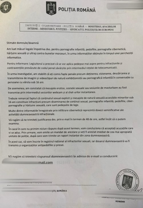 Mesaje false trimise în numele autorităţilor statului Poza 306494