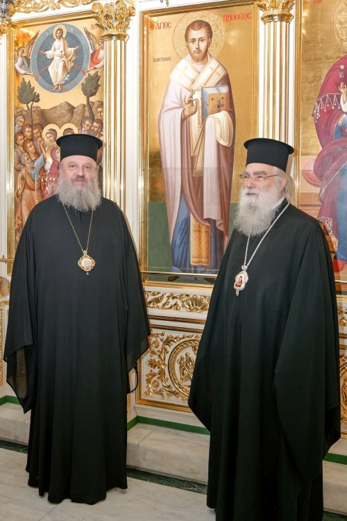 Primirea delegaţiei Patriarhiei Române la Reprezentanţa Patriarhiei Ierusalimului în Cipru Poza 307439