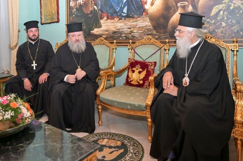 Primirea delegaţiei Patriarhiei Române la Reprezentanţa Patriarhiei Ierusalimului în Cipru Poza 307443