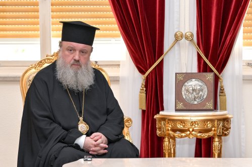 Delegaţia Patriarhiei Române în Cipru a fost primită de Arhiepiscopul Gheorghe al Ciprului Poza 307603